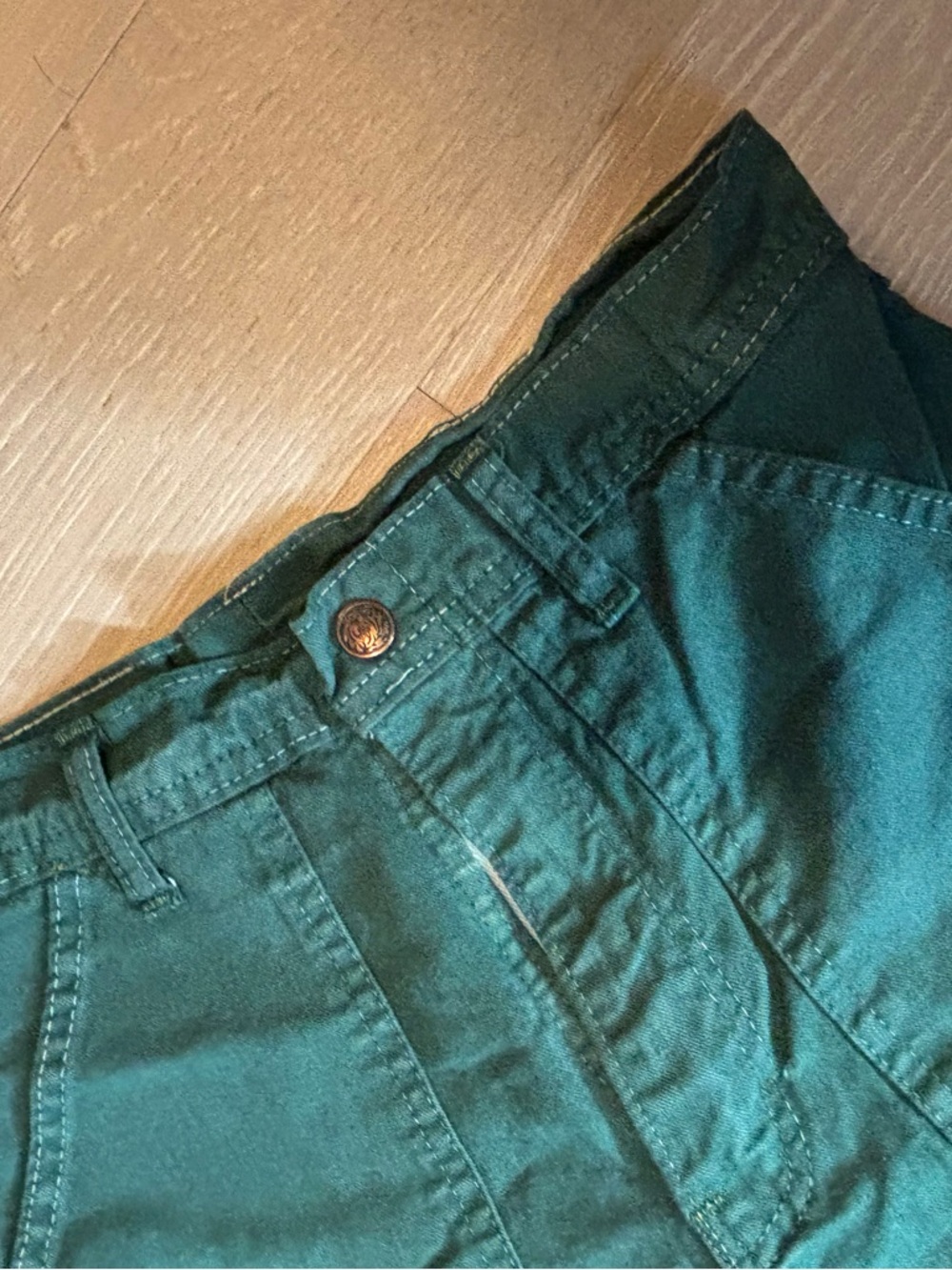STAN RAY USA Green Painter Pants with Pocket Logo - Picture 3 of 5